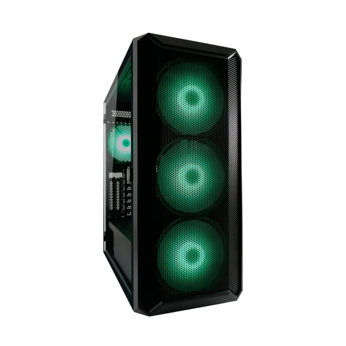 LC-Power Obsession_X 804B Gaming-Gehäuse ATX-Midi-Tower | Mesh-Frontpanel | 4X ARGB-Lüfter | Hartglas-Seitenteil | USB-C | 12 Lüfterplätze | 4 HDD/SSD Slots