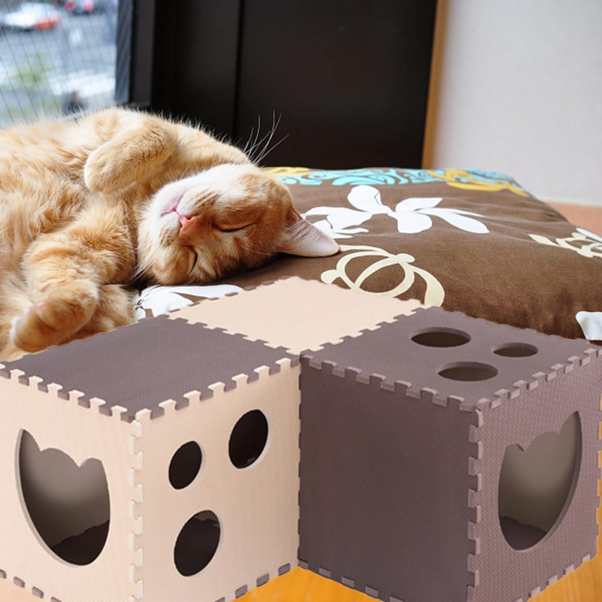 Happyyami 1ensemble Tunnel De Jeu pour Chat Et Résistant à Usure Accessoire Amusant pour Activité De Votre Félin