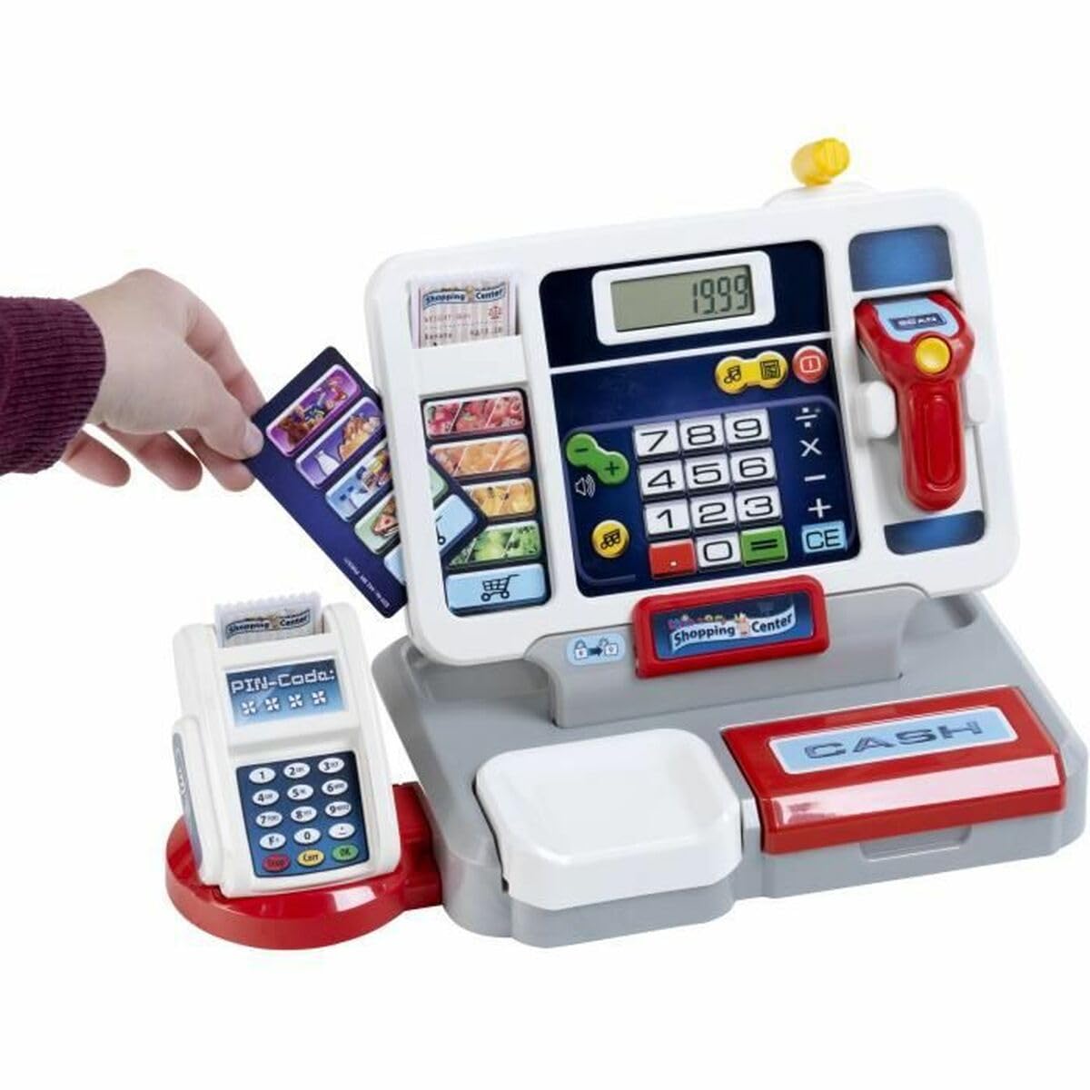 Centro comercial Theo Klein Caja registradora de juguete Supermercado de juguete