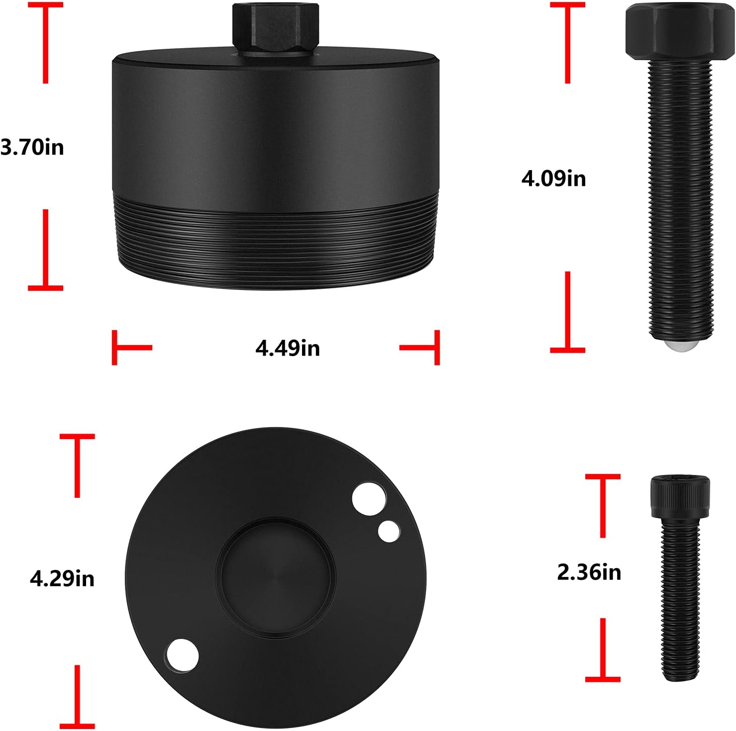 303-1513 Rear Crankshaft Seal Remover Tool Fits for Ford Super Duty F-250, F-350, F-450, F-550, F-650/750 equipped with 6.7 L Power stroke Diesel Model, Replace ST-148, 4 pcs