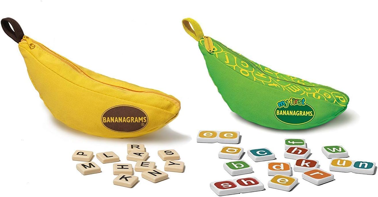 Bananagrams Bundle Classic and My First Plus a Branded