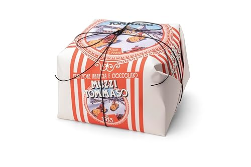 Panettone Tommaso Muzzi naranja y chocolate fabricado en Italia 11 libra