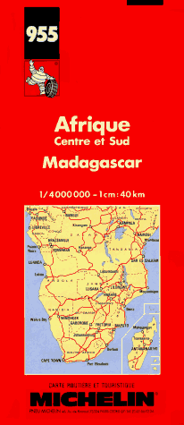 Michelin Africa Central, South, and Madagascar Map No. 955 (Michelin Maps & Atlases)      Map – January 1, 2000