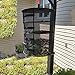 RIOGOO Herb Drying Rack Net 4 Layer Herb Dryer Black Mesh Hanging Dryer Rack with Zipper (31.5