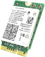 Vista 11 de Adaptador Wi-Fi M.2 Legacy para Intel 9461 Wireless-AC WiFi de 433 Mbps con Bluetooth 5.1 Tarjeta de red de 2.4 GHz y 5 GHz Diseñado para CPU