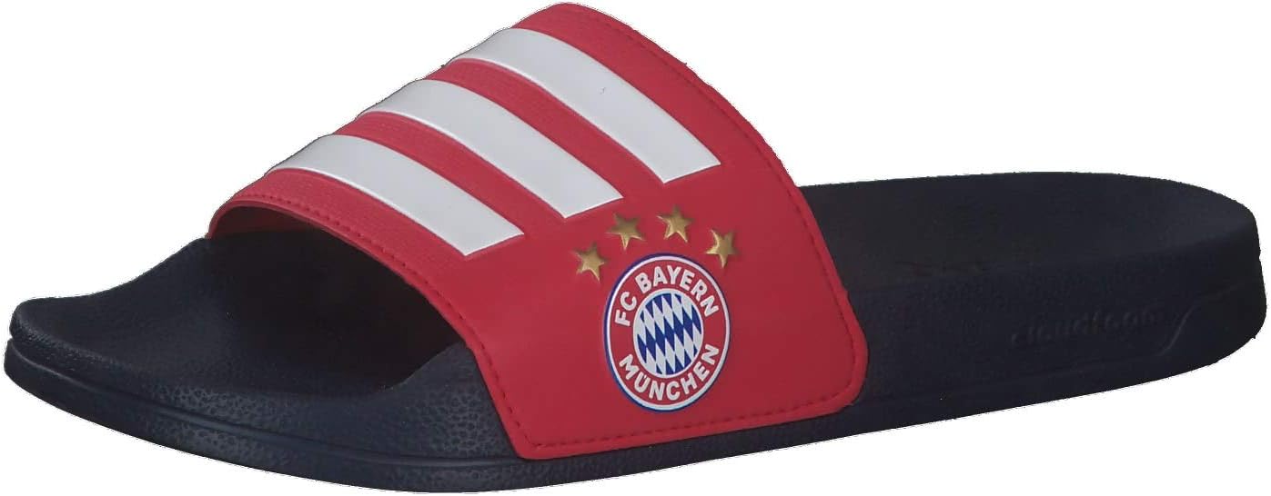 adidas Men's Adilette Shower Slides Sandal 14 Rojo/Ftw Bla/Maruni