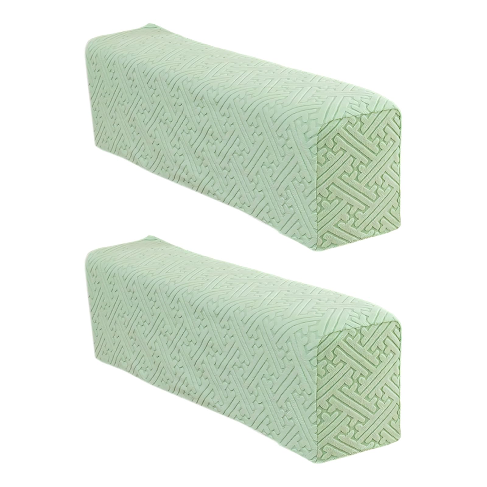 Kaeltsyn Of Stretch Sofa Arm Covers with Antislip Skirt for L Shape Sectional Recliner Couch Machine Washable Velvets Fabric Stretchable Sofa Arm Slipcover