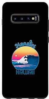 Galaxy S10+ Hanalei お土産衣装 レトロハナレイ スマホケース