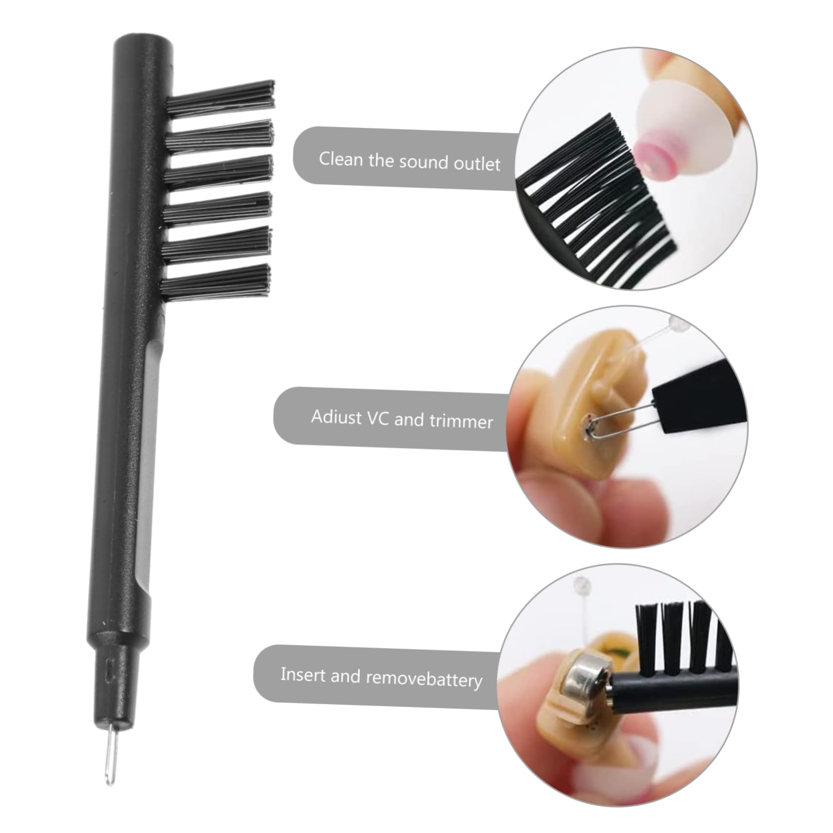 Healeved 4sets Kit Per Portatile Set Per La Quotidiana Accessori Per Custodia Per Rimuovere Cerume e Mantenere