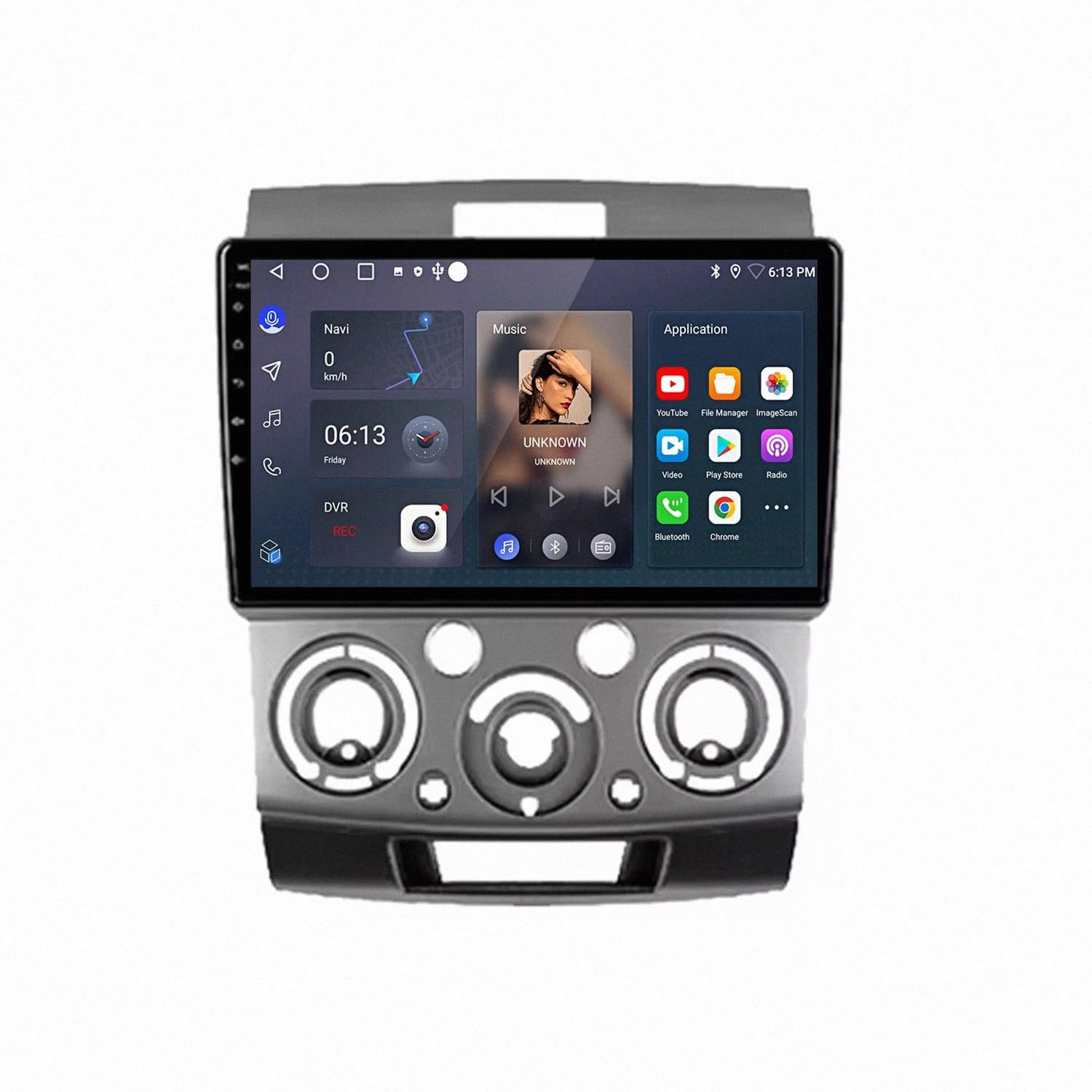 Car Stereo dla Mazda BT-50 J97M 2006-2011 Android 15 9 Inch Car Navigation with Wireless Carplay Android Auto For, 4 Core 2G+64G