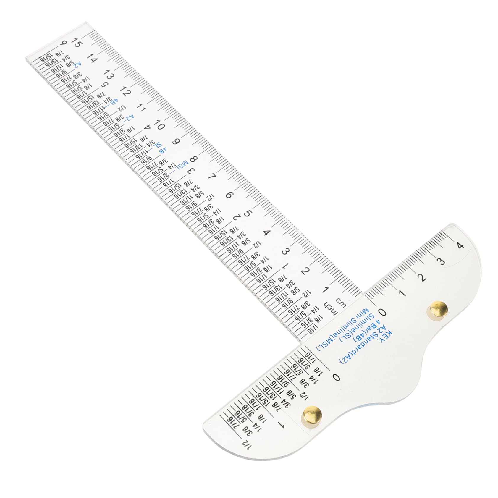 STOBOK Set Di 5 Righelli Per Margini Di Cucitura Per Studenti Strumento Di Misurazione in Plastica Leggera Per Disegno E Ingegneria