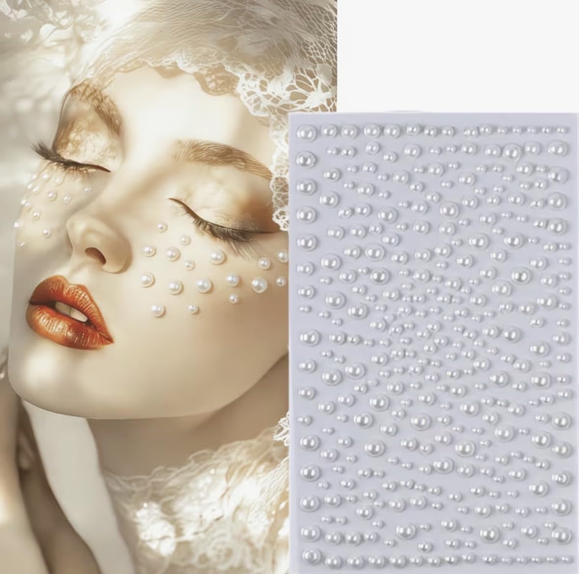 Self Adhesive Face Gems Rhinestone & Pearl Stickers – Crystal Body Jewels for Makeup, Hair, Festival, Wedding, Nail Art, DIY Crafts, Phone Decoration Rhinestone Sheet Kit-picture-51