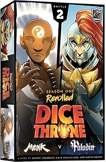 Dice Throne S1 Rerolled Box 2 Monk v Paladin (ROX637)