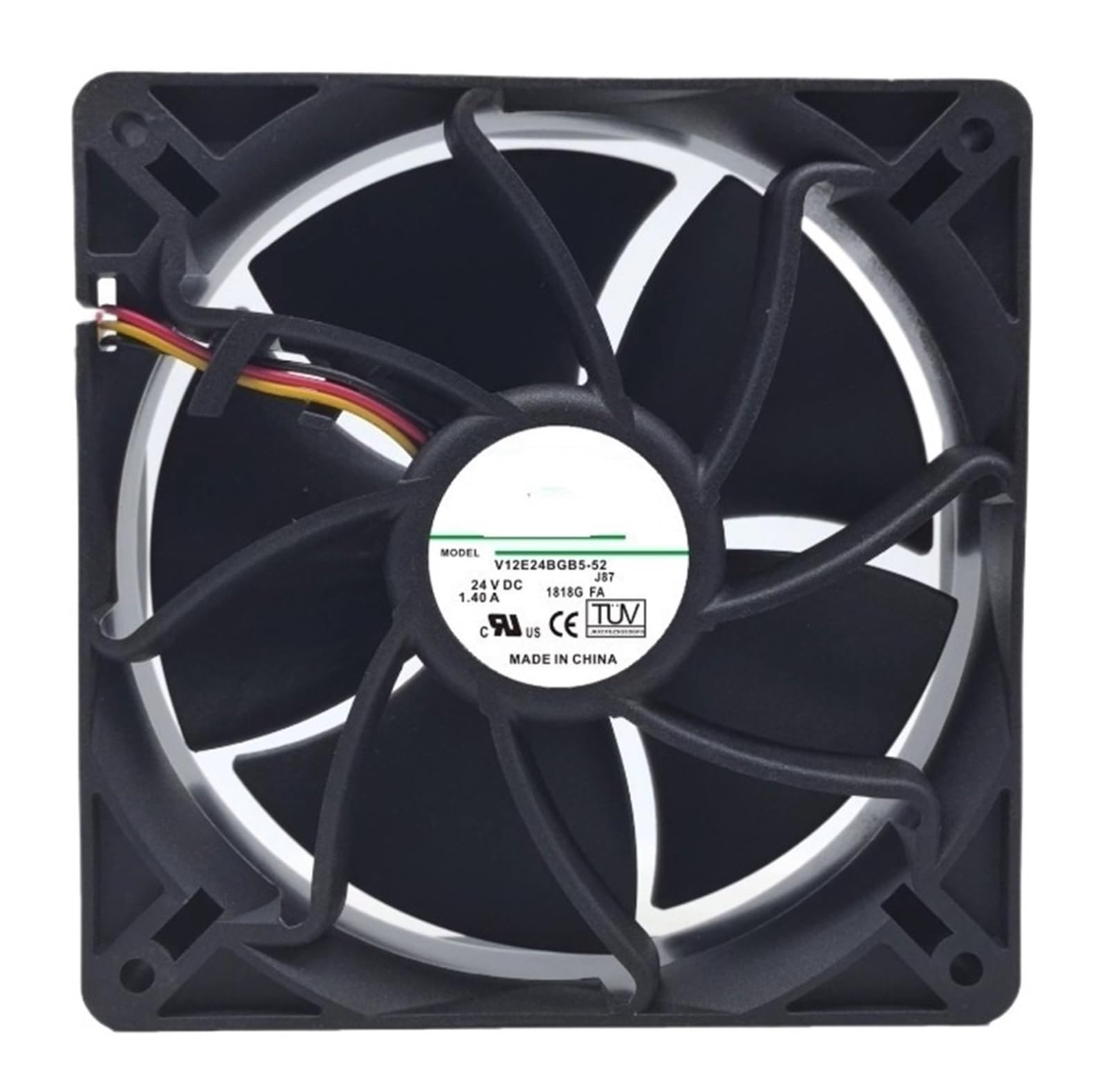 LZIKKGKI V12E24BGB5-52 DC 24V 1.40A 120x120x38MM 3-Wire Fan(3 Line)