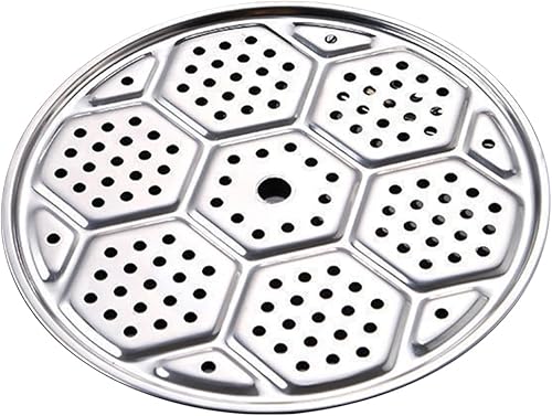 homeemoh Estante redondo de acero inoxidable para latas de 13.4 in (13.38 pulgadas), estante de vapor para olla a presión, herramientas de cocina