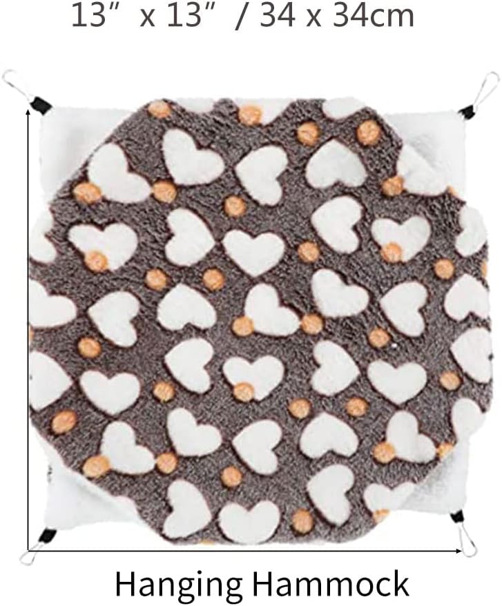 Hanging Tunnel Ferret Hammock Toy Set Rat Cage Accessories Warm Small Animal Hammock Bed for Guinea Pig Hamster Chinchilla 1 61WPUf+E73L. AC SL1000