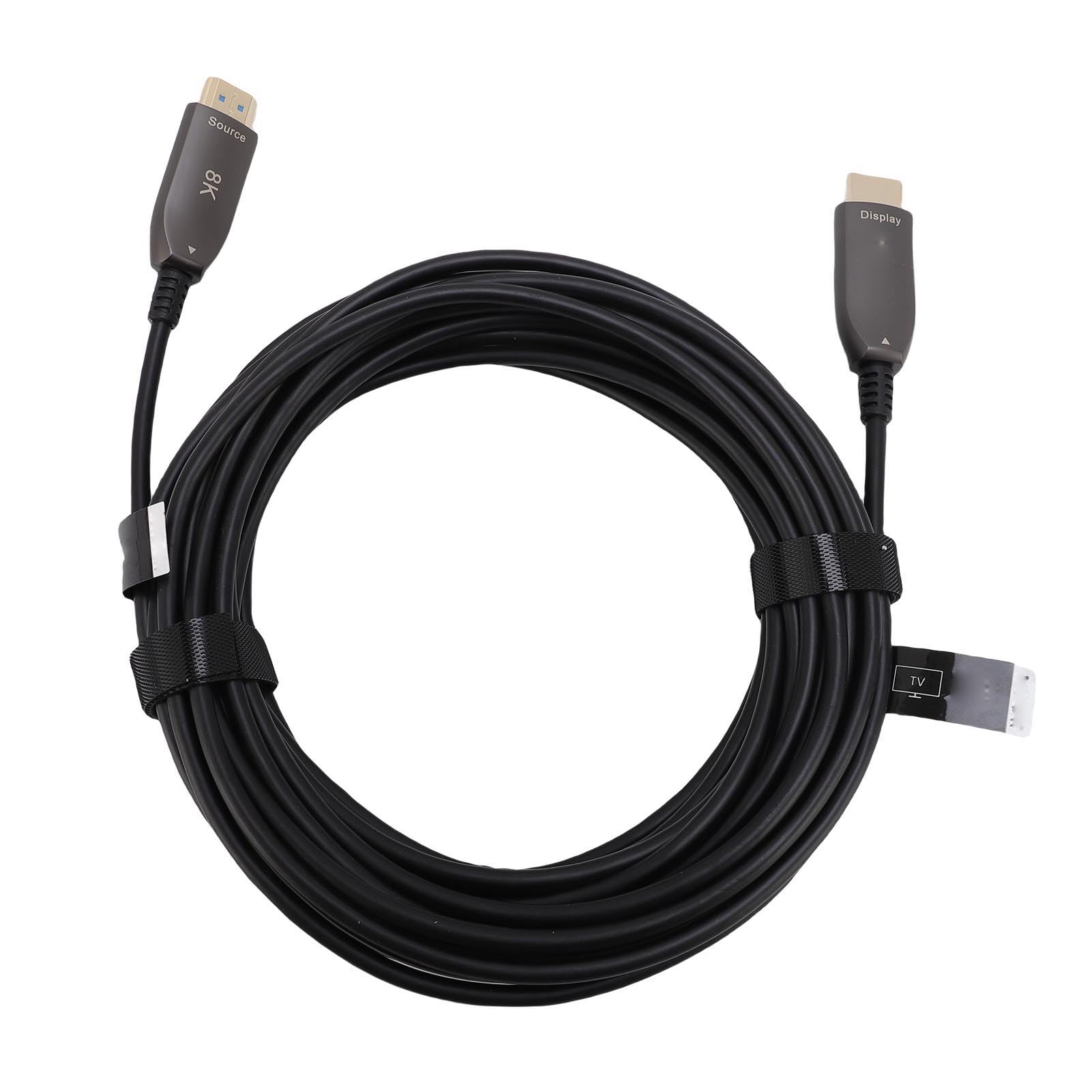 Marhynchus Cavo in Fibra Ottica in Fibra Ottica 8k 10m 48 Gbps Supporto 8K60Hz 4K120Hz HDR EARC HDCP 2.2 per Home Theater TV Monitor