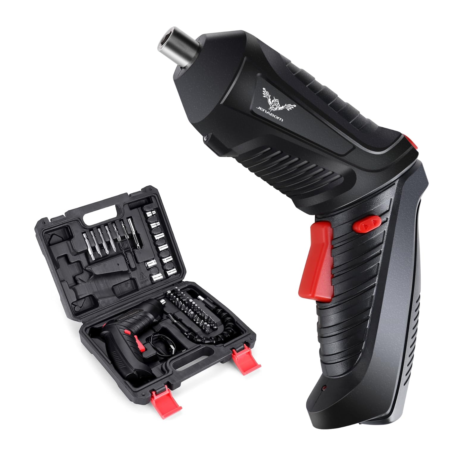 JENABOM47 in 1 Electric Screwdriver Cordless Rechargeable Set