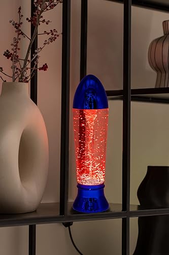 Miniatura 6 de YAKii - Lámpara de tornado LED que cambia de color, 10.5", juguete de ciencia que genera un tornado, funciona con pilas o un cable USB.