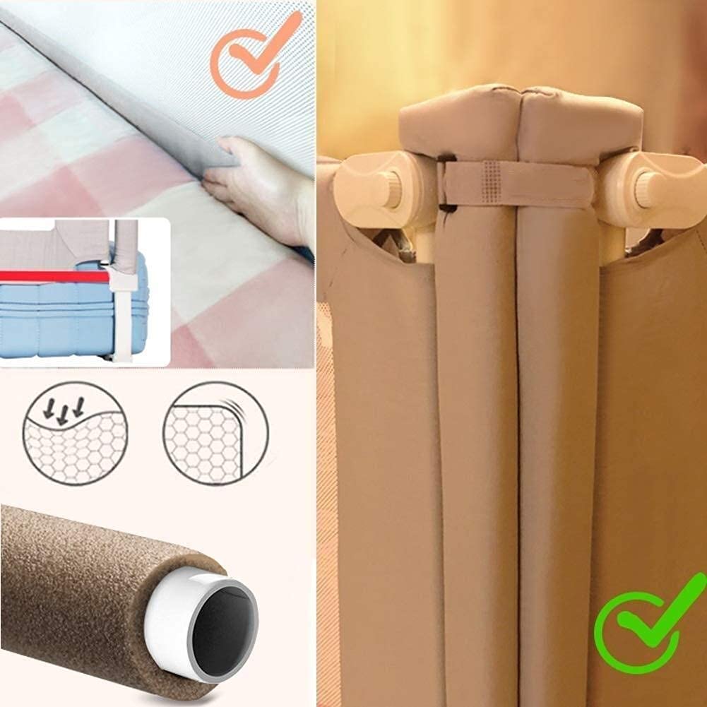 Parapetto di Sicurezza per Lettino per Box per Bambini Parapetto di Sicurezza per Neonati Sollevamento Muto per Comodino Piastra deflettore per Comodino con Giocattolo per Binario