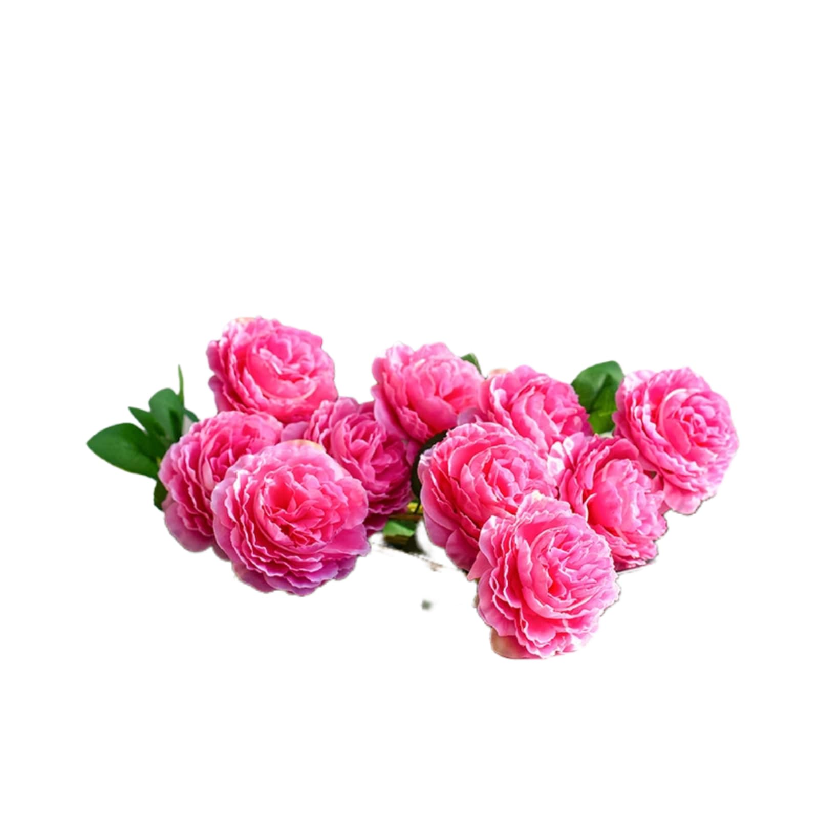 FCHXXDAD Simulated Peony Bouquet Festival Wedding Flower Branch Wall Decoration