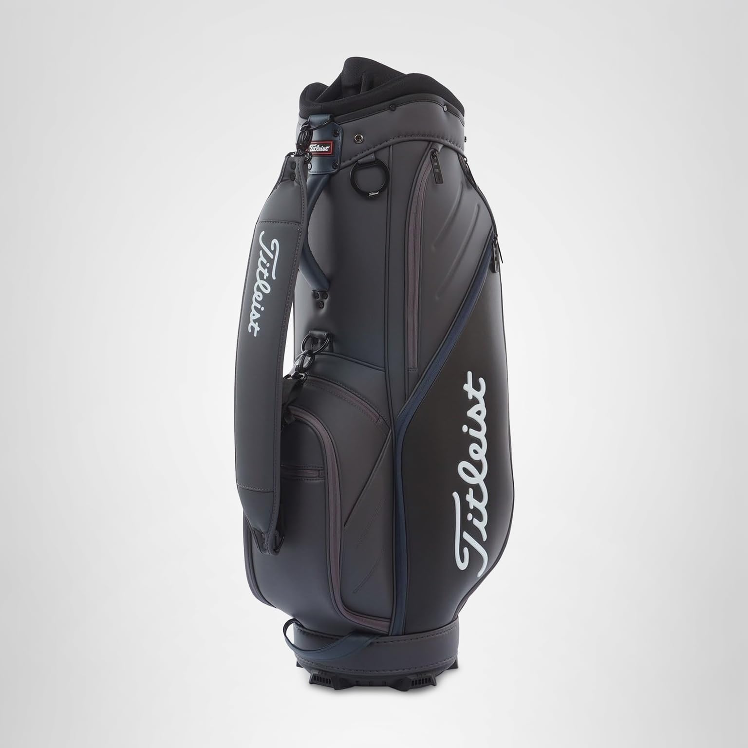 Titleist 黒 本革 キャディバッグ 大型商品180】タイトリスト Titleist