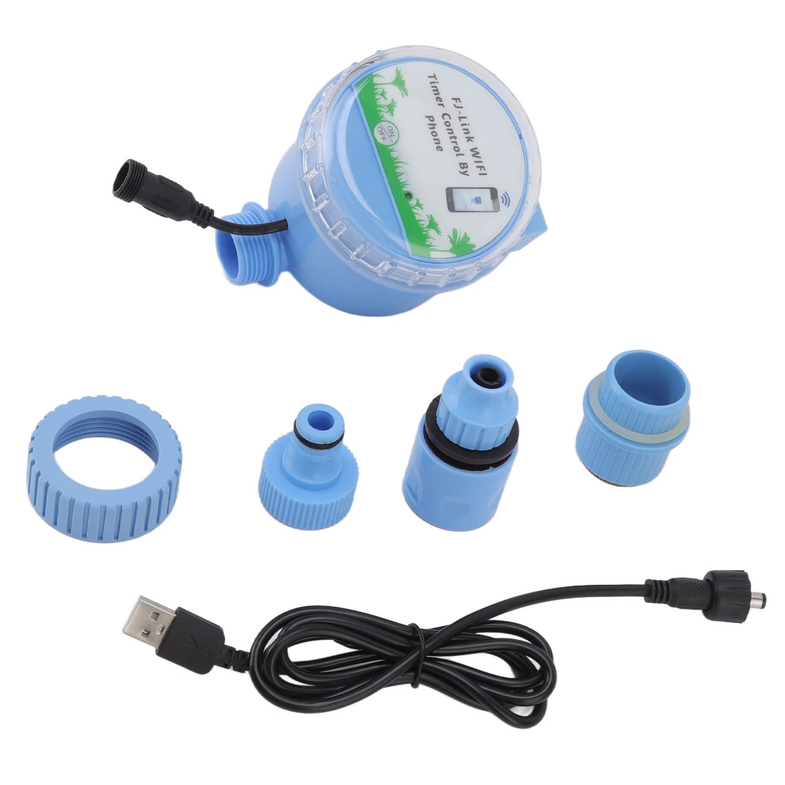Cryfokt Temporizador de Riego Inteligente con Sensor de Lluvia, IP67