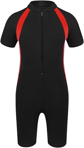 Moily Conjunto de neopreno unisex para niños y niñas con cremallera, protección solar UV, traje de baño