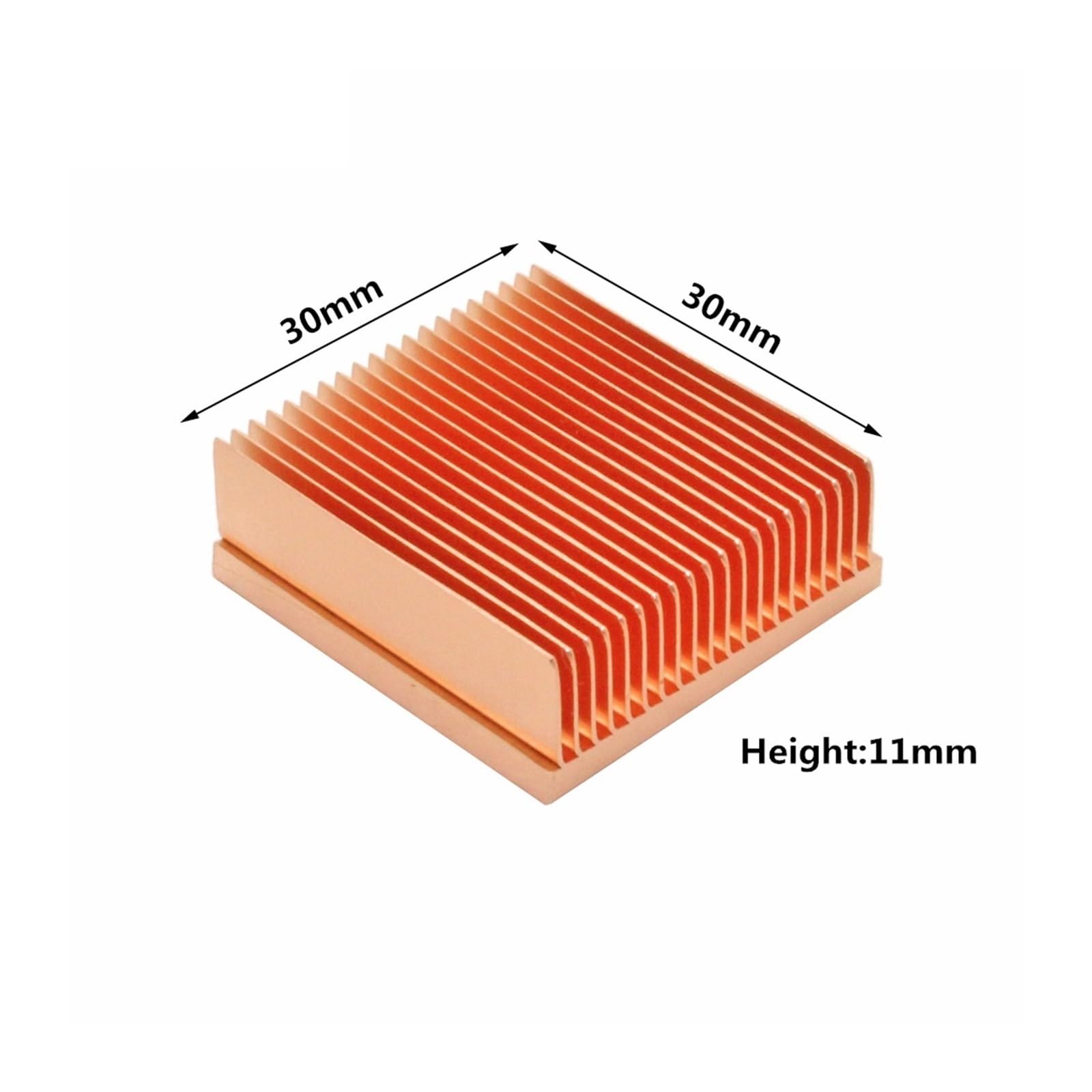 Dissipatori di calore, Dispositivo di raffreddamento del radiatore dissipatore calore fai-da-te in rame puro 2s for il della stampante 3D elettronica