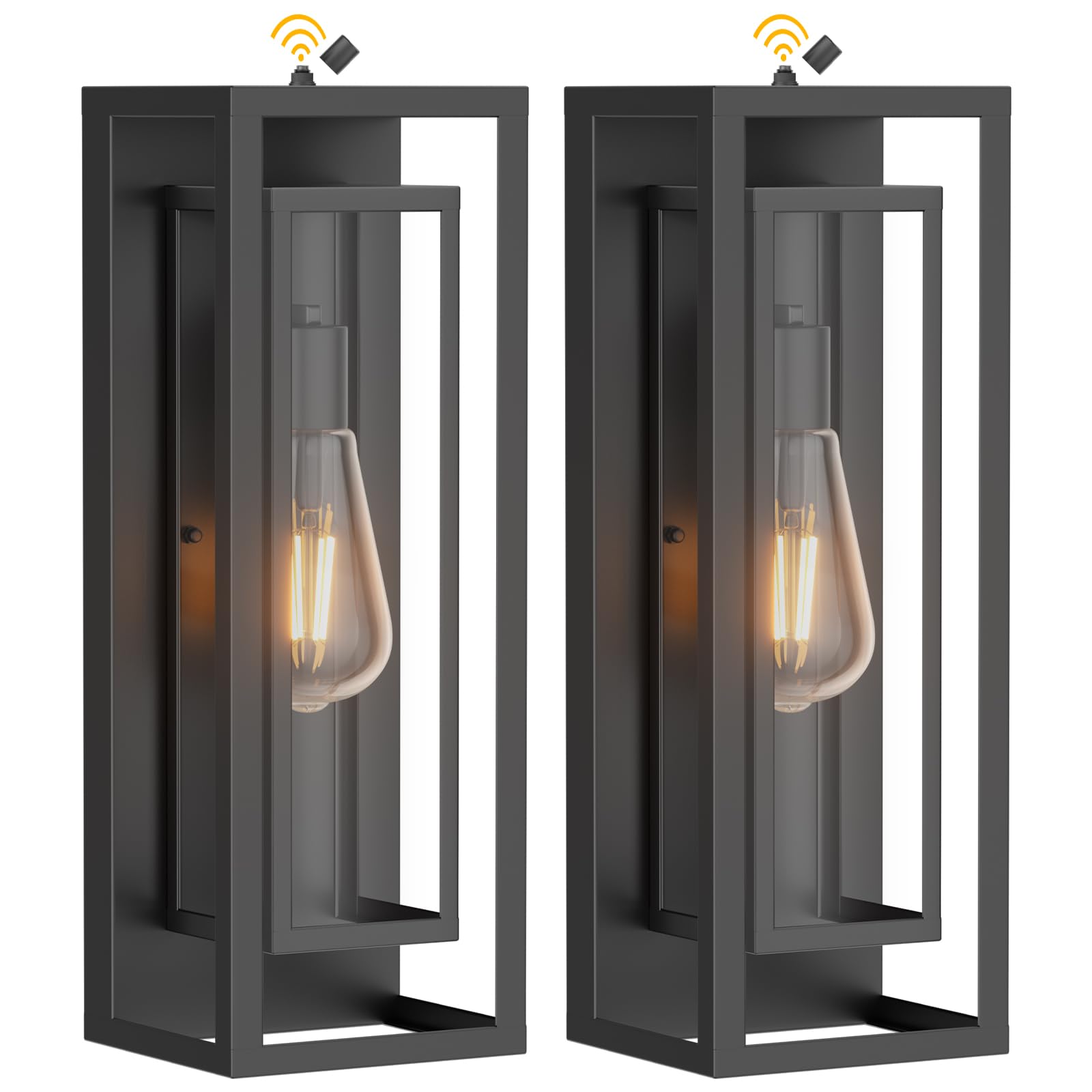 Amazon.com: AIBISOD 18Inch Large Dusk To Dawn Outdoor Wall Light 2 Pack ...