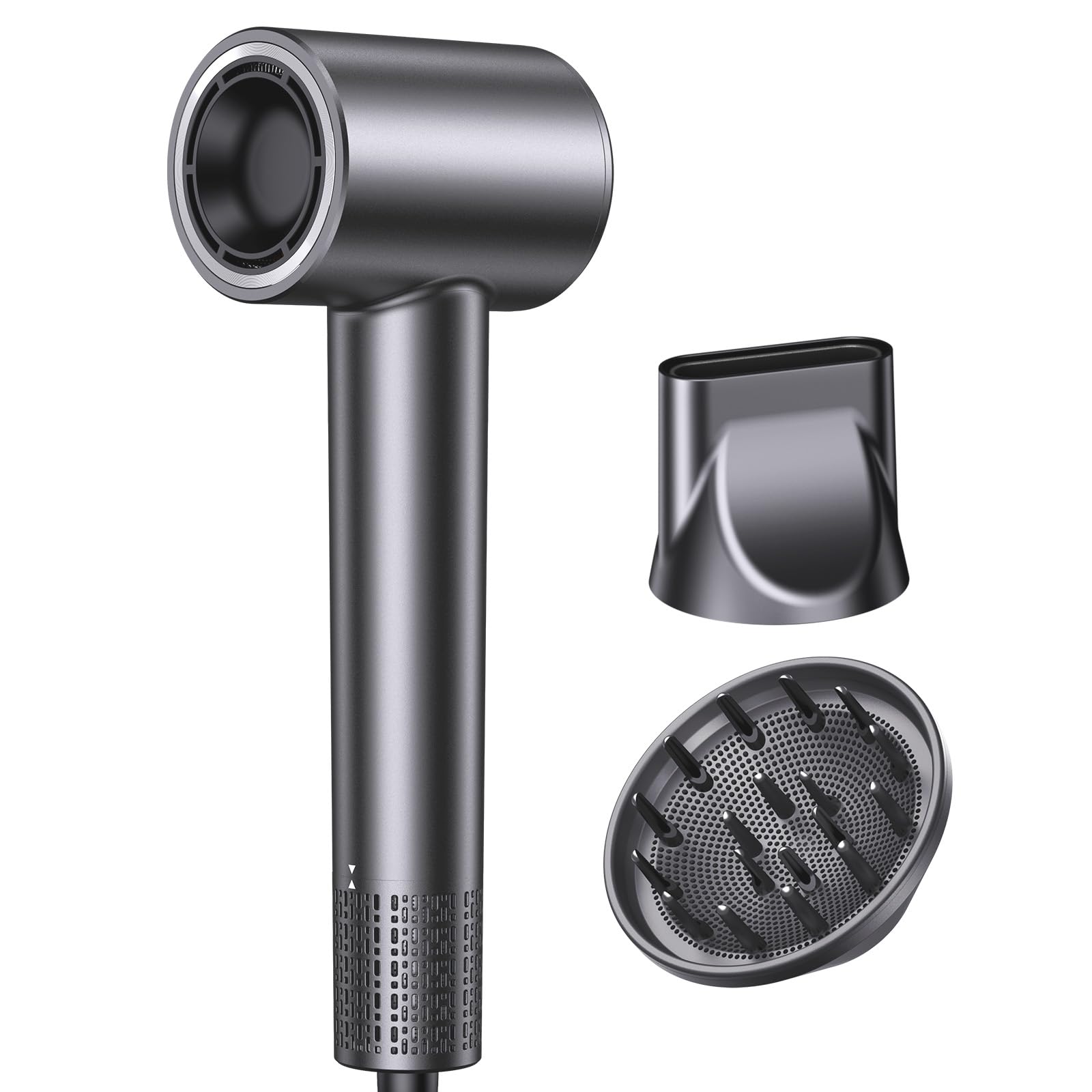 Bopcal Sèche Cheveux Professionnel Ionique, Séchage Rapide 170000 tr/min avec Diffuseur 891-M 01