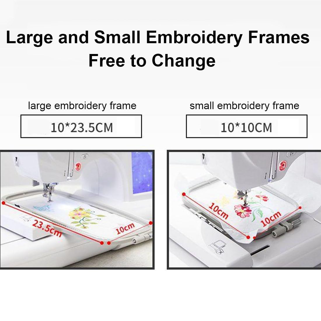 Embroidery Sewing Machine with 7-Inch LCD Touch Screen - Ideal for Clothing, Hat, Quilts, Crafts - Large Embroidery Surface