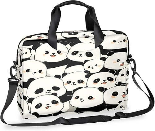 Miniatura 15 de Bonita bolsa de hombro para computadora portátil para mujeres y hombres, bolsa para computadora portátil, funda para laptop, maletín de transporte