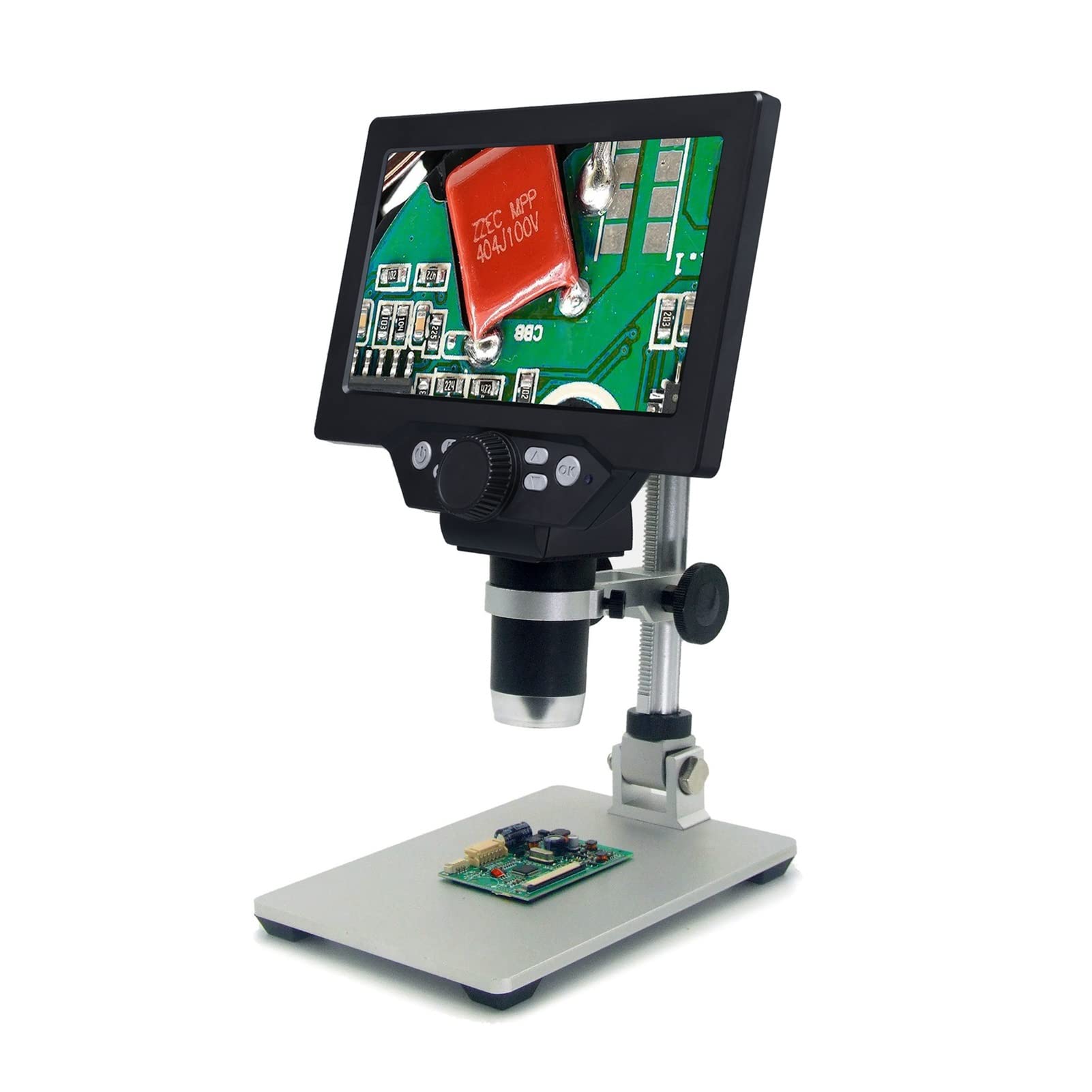 Mikroskop, 7" LCD Anzeige USB Elektronisches Mikroskop 120. 0x 12mp HD. Video-Video-Mikroskop zoomen. VGA Lupe-Kamera