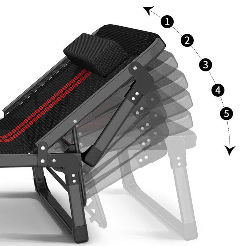 Regulowany luksusowy leżak leżak leżak - składane krzesło do relaksu na świeżym powietrzu przy basenie komfort patio salon omic design lekki i przenośny