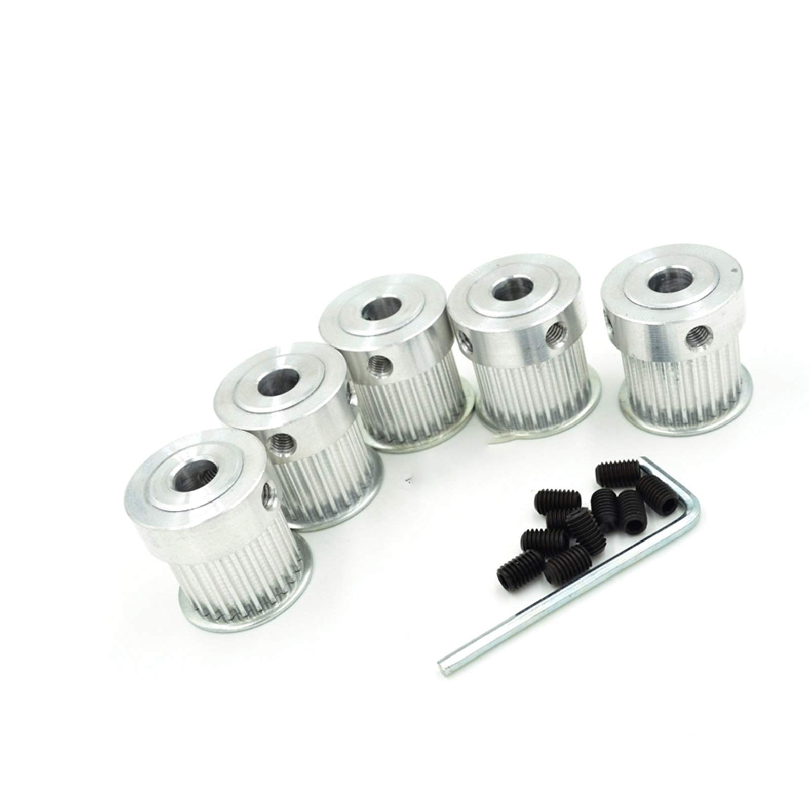 3MGT Riemenscheibe 20 Zähne – Bohrung 5/6,35/8/10 Mm, Breite 15 Mm, 3GT GT3 Zahnriemenscheibe Für CNC & Getriebe