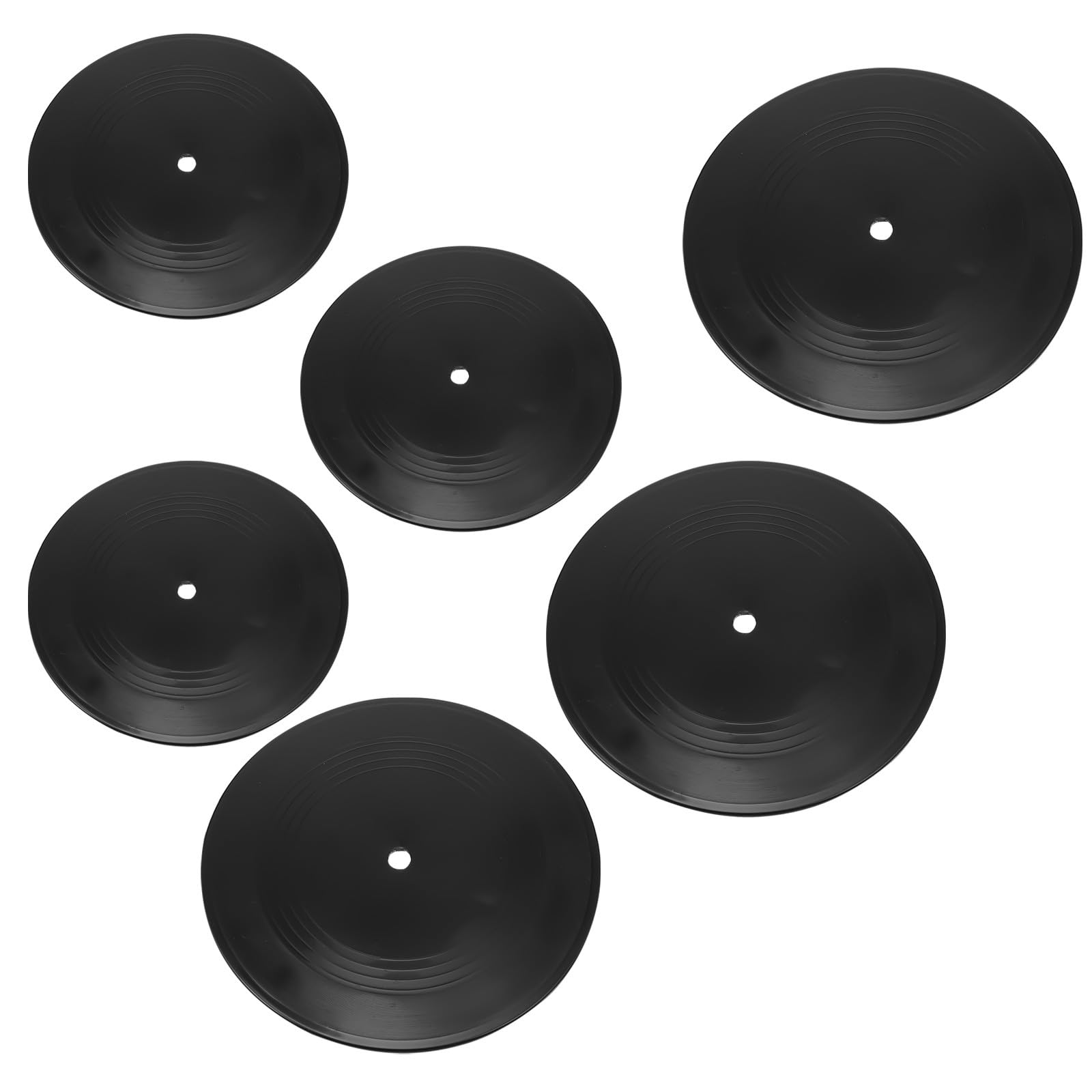SUPVOX Dischi in Vinile per Casa 12 Pezzi Neri, Decorazioni Murali Estetiche in Stile Indie, Adatti a Pareti di Bar, Locali e Camere da Letto