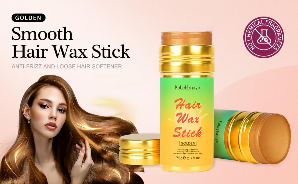 Cera para Cabello KoboHanayo Gold Shimmer - Fijación Fuerte y Brillo miniatura 2
