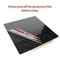 Vista 5 de Cama de impresora con superficie PEI texturizada + placa de construcción de superficie PEO lisa con hoja magnética de 9.252 x 9.252 in para Ender