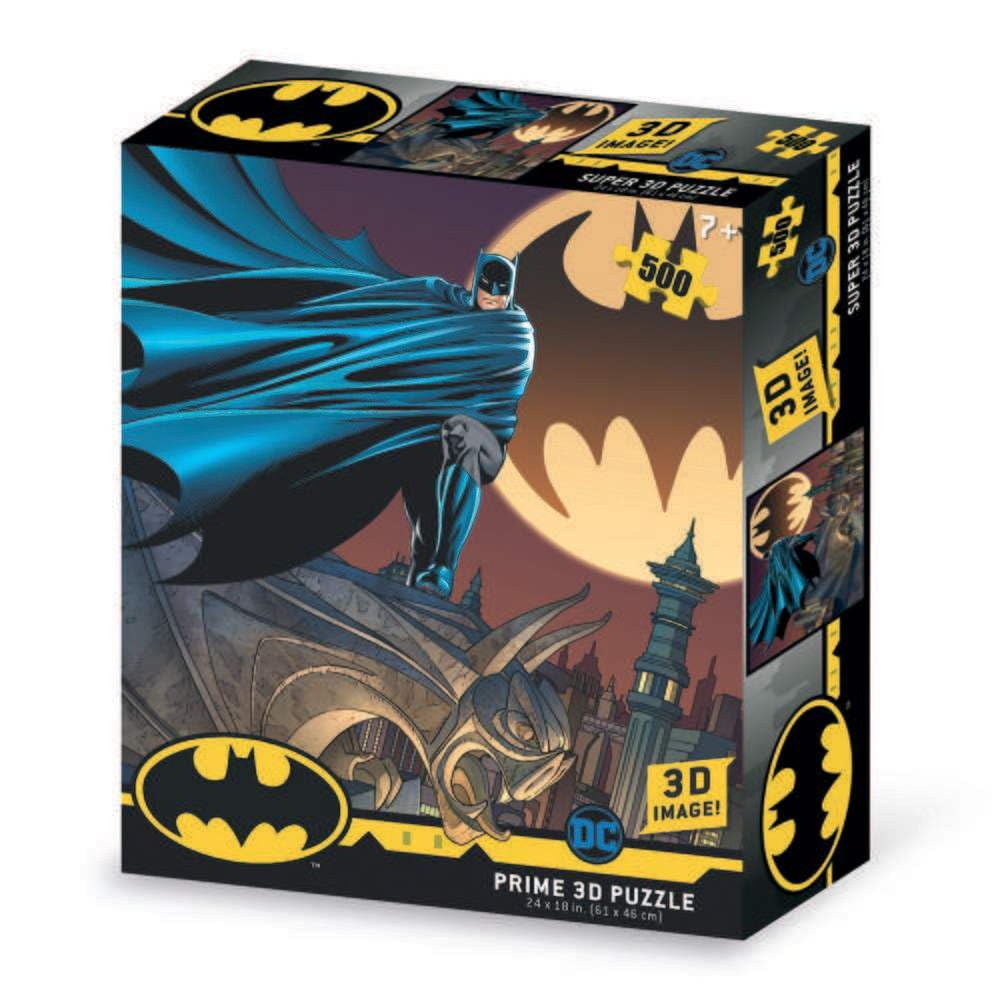 Grandi Giochi Dc Comics Batman con Batsegnale Puzzle Lenticolare