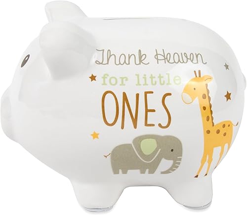 Miniatura 8 de Baby Essentials My First Piggy Bank, First Higgy Banks para niños y niñas (flores)