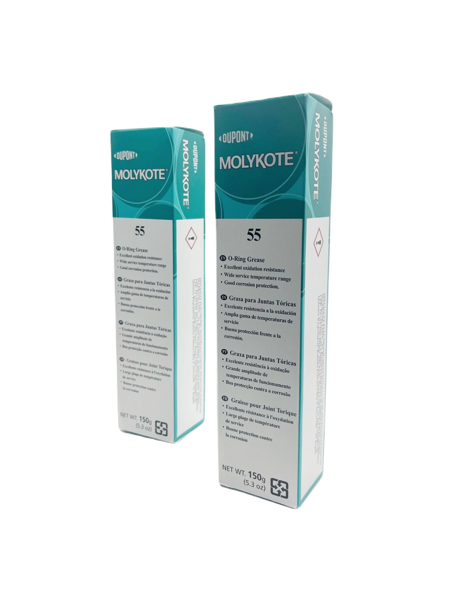 Molykote 55 O-Ring Grease Off-White 5.3 oz (2-Pack)