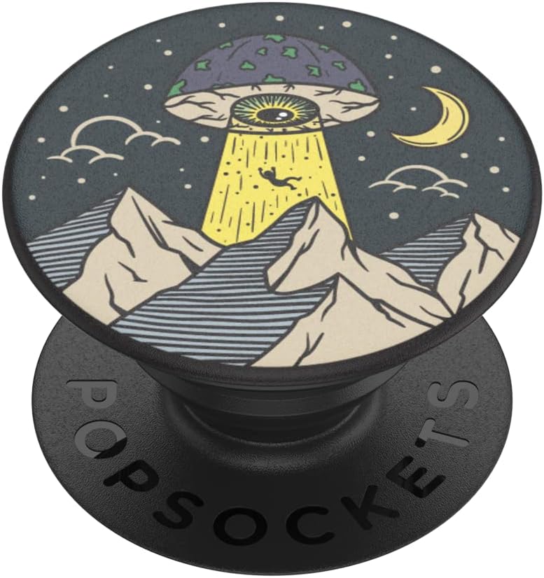 PopSockets: PopGrip - Expanding Stand and Grip with a Swappable Top for Smartphones and Tablets - Abduction