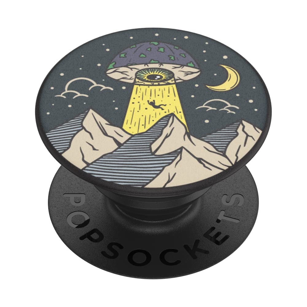 PopSockets: PopGrip - Expanding Stand and Grip with a Swappable Top for Smartphones and Tablets - Abduction
