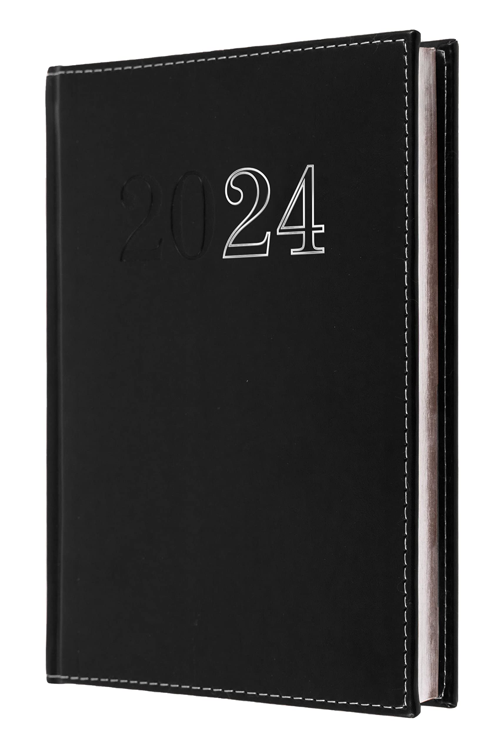 Collins Debden Collins Chelsea 2024 Diary A5 Day To Page Business Planner - Business Planner and Organiser - January to December 2024 Diary - Daily - Black - ND54.99-24