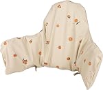 High Chair Cushion with Cover Pad Compatible with IKEA Antilop Babies Toddlers Inflatable & Reversible Supporting Built-in Inflatable Cushion Wooden High Chair Accessories Insert Included