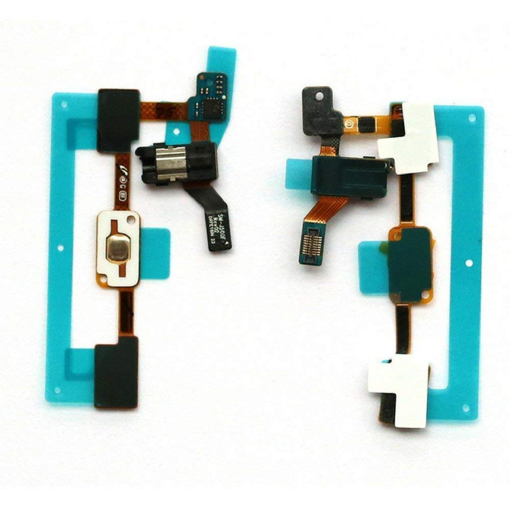 MOBILE MENIA Home Button Sensor, Hands-Free Audio Jack Flex Cable for Samsung Galaxy J5 J500F J5008