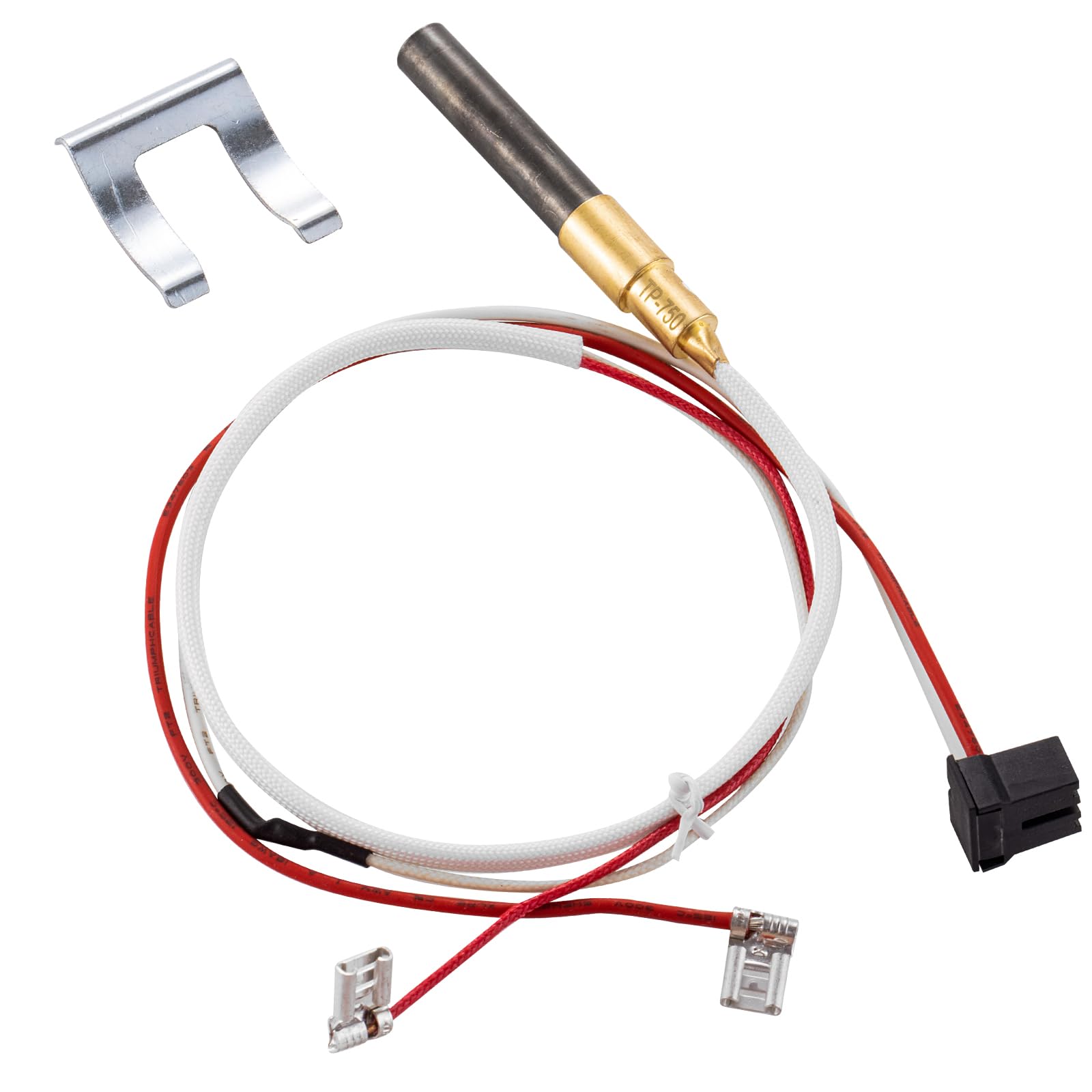 Termopila Minivolt Catilon para calentador de agua. Pieza de repuesto para termopila Minivolt compatible con calentadores de agua Reliance Whirlpool AO Smith Kenmore. Reemplaza los modelos 100112330, 9007876, 9007877, 300 y 301.
