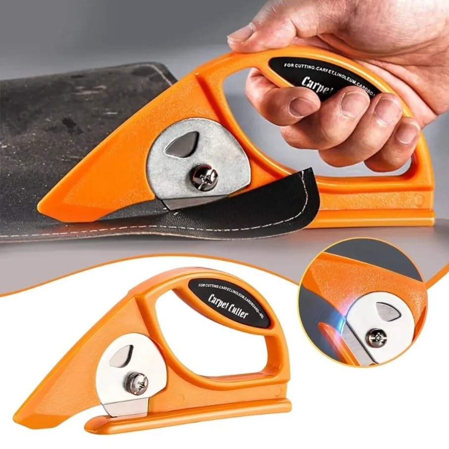 XOYO Professional Carpet Cutter for Precise Trimming and Cutting Versatile and Durable Hand Tool, Scratch Resistant ABS Ergonomic Design for Clean and Accurate Cuts-image-23