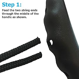 Occult Kayak Handles - Blue (2 Pack) - Heavy Duty - Sleek T-Handle Design - Heavy Duty Bungee - Easy 3-Step Installation and Ergonomic Comfort - Kayak and Boating Accessories